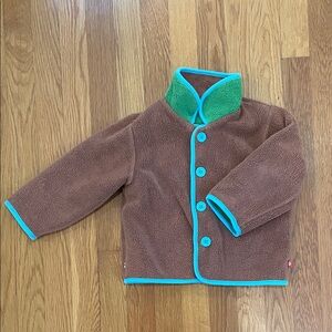 Zutano reversible fleece jacket